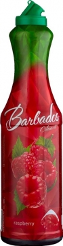 Barbados 1 л.*6шт. Сироп Малина Syrup Raspberry Барбадос