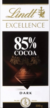 LINDT Excellence шоколад какао 85% 100г*20шт
