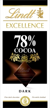 LINDT Excellence шоколад какао 78% 100г*20шт