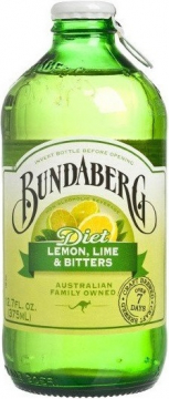 Бандаберг Lemon, Lime & Bitters Diet Лимон, Лайм и Пряности Низкокалор. 0,375л.*12шт.