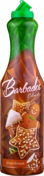 Barbados 1 л.*6шт. Сироп Имбирный пряник Syrup Gingerbread Барбадос