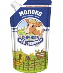 Сгущенное молоко Коровка из Кореновки 270г сашет ГОСТ КМКК*24шт.
