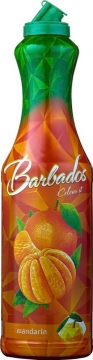 Barbados 1 л.*6шт. Сироп Мандарин Syrup Tangerine Барбадос