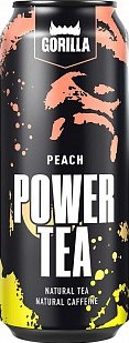 Gorilla Power Tea Peach * Персик 0,45л.*24шт. Ж*банка