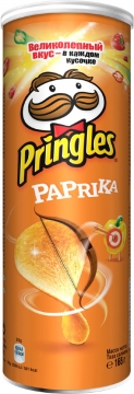 Чипсы Pringles вкус Паприки Gaming 165гр.*19шт. Принглс