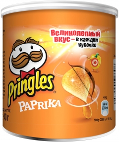 Чипсы Pringles вкус Паприки 40гр.*12шт. Принглс