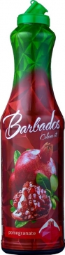 Barbados 1 л.*6шт. Сироп Гранат Syrup Pomegranate Барбадос