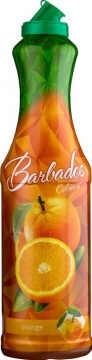 Barbados 1 л.*6шт. Сироп Апельсин Syrup Orange Барбадос