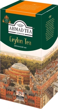 Чай Ahmad Tea Цейлонский черный пак. 25х2 гр. с ярл. 1*12 Ахмад Ти