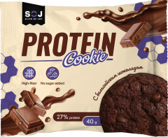 Печенье Protein Cookie с молочным шоколадом без добавления сахара 40г/10шт.