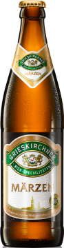Пиво Грискирхнер MARZEN, светлое, фильтрованное, пастеризованное, 5,0% 0,5 х 20 ст.бут.