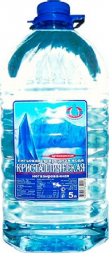 Кристаллическая 5л.*2шт. Вода питьевая Kristallicheskaya