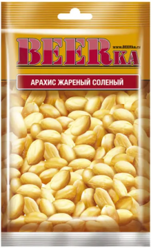BEERKa Арахис 90гр. жареный соленый/30шт.