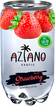 Aziano Strawberry (Клубника) 0,35л./12шт. Азиано