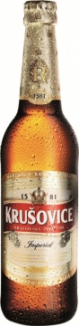 Пиво Krusovice Imperial светлое фильтрованное 5,0%, 0,5л. БУТЫЛКА