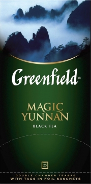 ГРИНФИЛД Меджик Юньнань(2гх25п)чай пак.черн. Greenfield