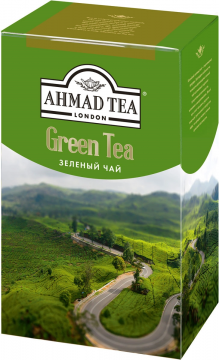 Чай Ahmad Tea  Зеленый листовой пачка 100г 1/12 Ахмад Ти