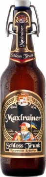 Пиво светлое нефильтр.пастер. Maxlrainer Schloss Trunk (Макслрэйнэр Шлесс Трунк) 5.3%, 0.5л