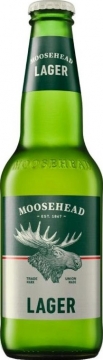 Пиво светлое ф. п. Moosehead Lager (Музхед Лагер), алк. 5.0 %, СТЕКЛО, 0.350 л.