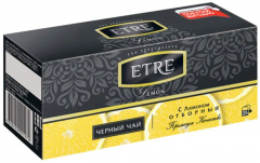 ETRE Чай черный с ар.лимона 25пак (картон)/24шт.