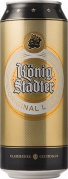 Пиво Кёниг Пилснер светлое, Алк.4,9 %, 0,5 л. ж/б