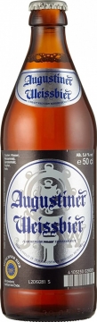 Пиво светлое нефильтр. непастер. Augustiner Munchen Wissbier 5,4%, 0,5 * 20 бут.