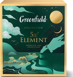 ГРИНФИЛД Коллекция превосходного чая и чай.нап. 5й элемент пак.с доб. 52,5г. Greenfield