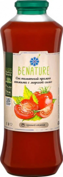 Benature Сок томатный Прямой отжим 750 мл*8шт.