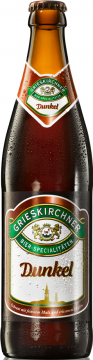 Пиво Грискирхнер DUNKEL темное, фильтрованное, пастеризованное, алк. 5,0%, 0,5 х 20 ст.бут.