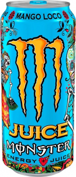 Monster Energy Mango Loco 0,5л./12шт. Энергетический напиток Монстр Энерджи